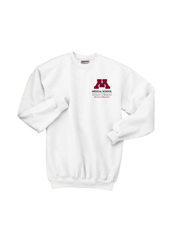 U of M Medical School Hanes® Ultimate Cotton® Crewneck Sweatshirt - Image 3