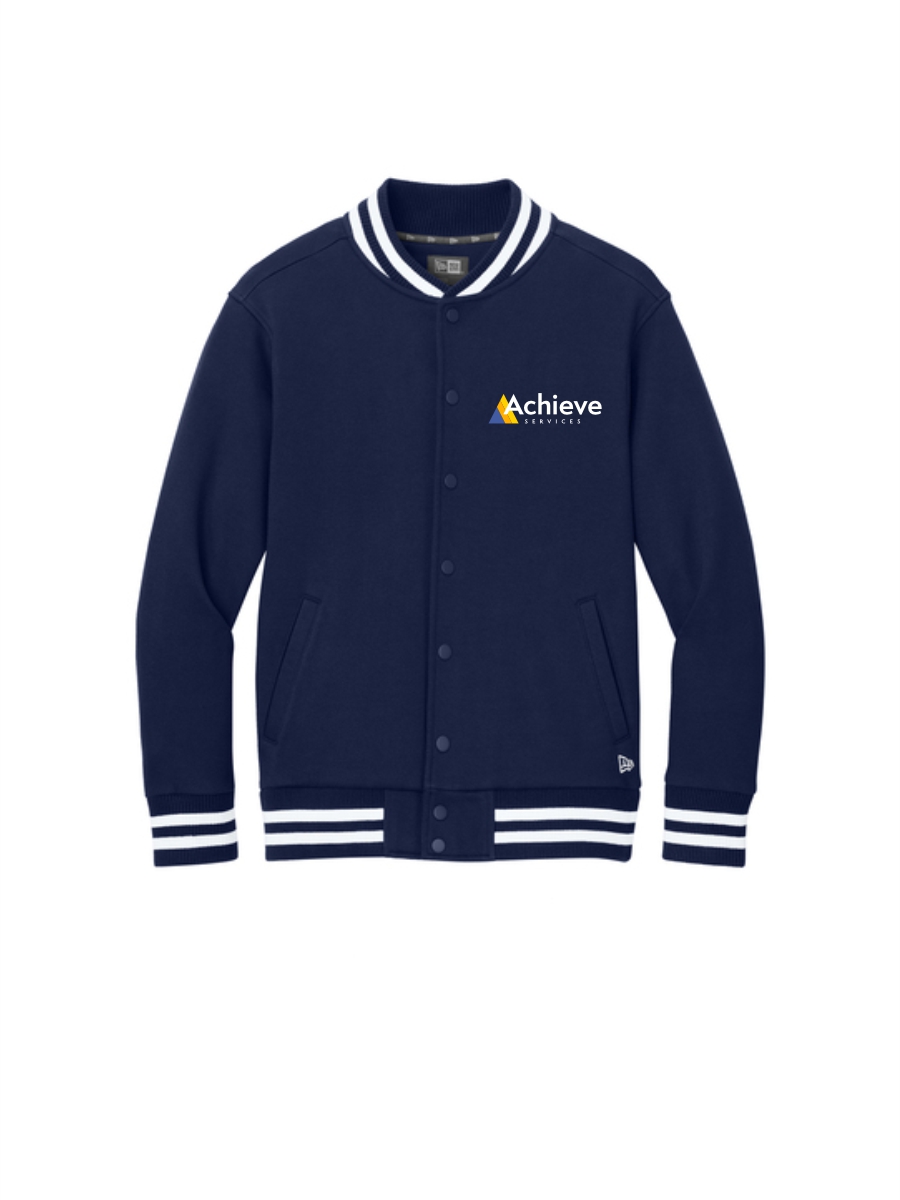 Achieve Services New New Era® Varsity Heavyweight Fleece Jacket