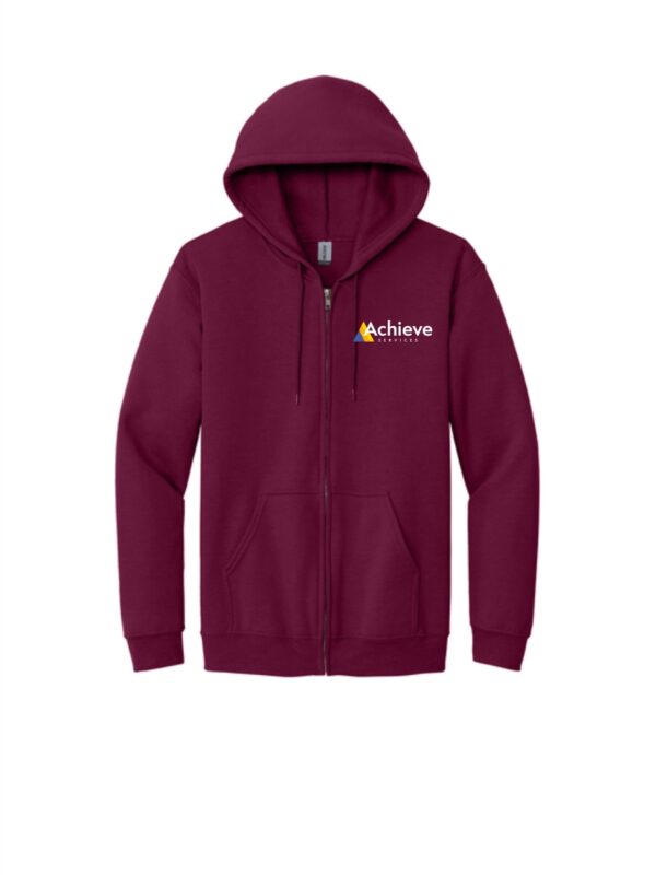 Achieve Services Gildan® Heavy Blend™ Full-Zip Hooded Sweatshirt - Image 2