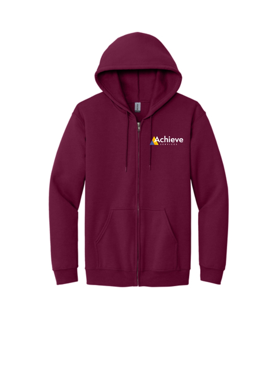 Achieve Services Gildan® Heavy Blend™ Full-Zip Hooded Sweatshirt - Image 2