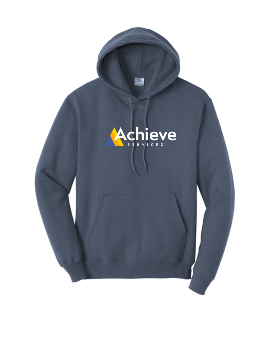 Achieve Services Port & Company® Core Fleece Pullover Hooded Sweatshirt
