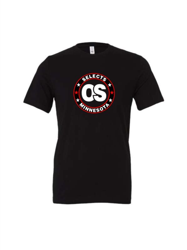 OS Selects BELLA+CANVAS® Unisex Jersey Short Sleeve Tee-Black