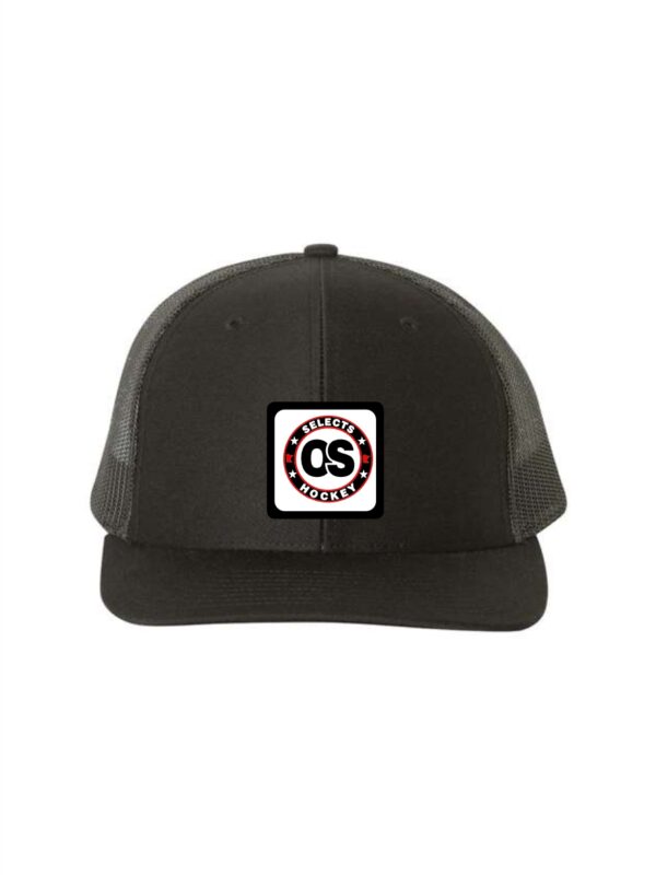 OS Selects Richardson Snapback Trucker Cap-Black