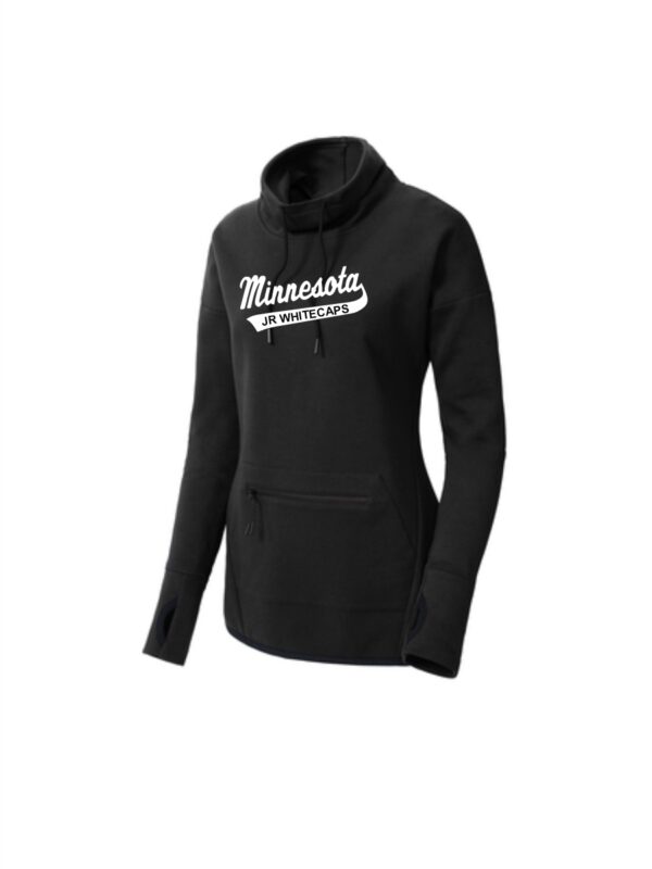 MN JR Whitecaps Ladies Sport-Tek® Triumph Cowl Neck Pullover