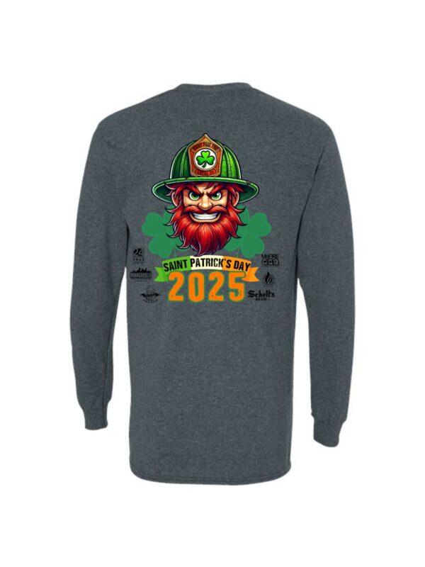 SPFD St. Pat's Gildan®  Heavy Cotton™ 100% Cotton Long Sleeve T-Shirt - Image 2