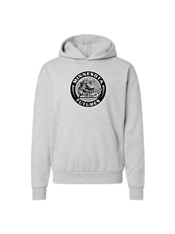 MN Whitecaps Futures Independent Trading Co. Avenue Grey Heather Hooded Sweatshirt