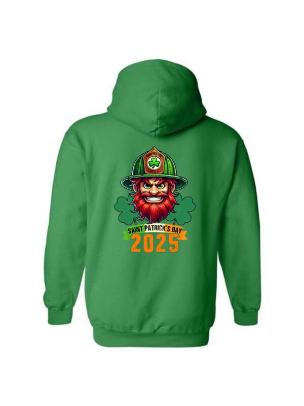 SPFD St. Pat's Gildan® Heavy Blend™ Hooded Sweatshirt-Green - Image 2