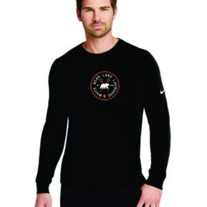 White Bear Lake Boys Lacrosse Nike Dri-FIT Cotton/Poly Long Sleeve Tee-Black