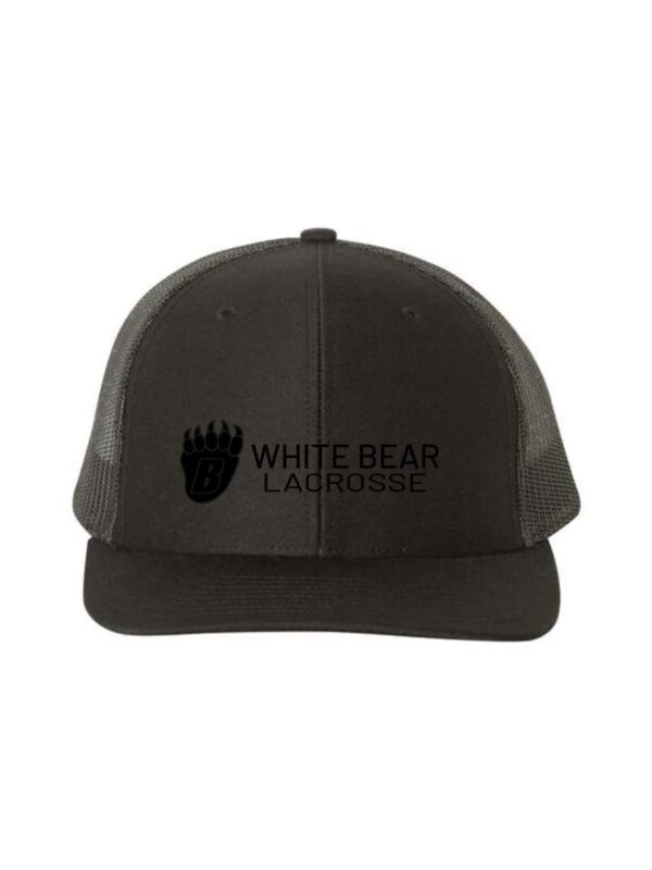 White Bear Lake Boys Lacrosse Richardson Trucker Cap-Black