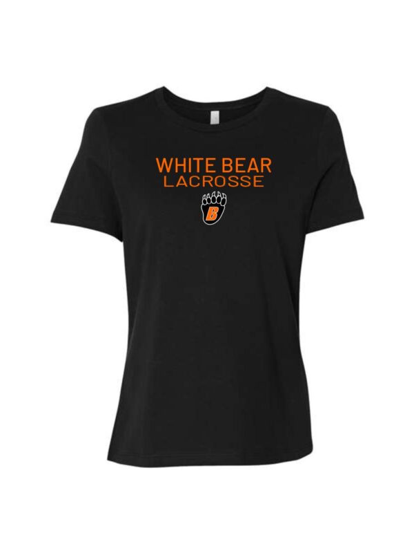 White Bear Lake Boys Lacrosse BELLA+CANVAS® Women’s Relaxed Jersey Short Sleeve Tee