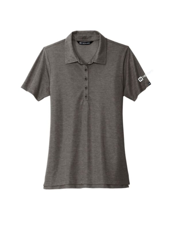 Nextern TravisMathew Women's Oceanside Heather Polo - Black Heather