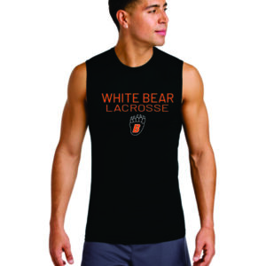 White Bear Lake Boys Lacrosse     Sport-Tek® PosiCharge® Compression Sleeveless Tee-Black