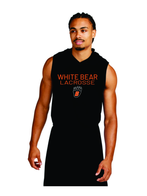 White Bear Lake Boys Lacrosse     Sport-Tek® Competitor™ Sleeveless Hoodie-Black