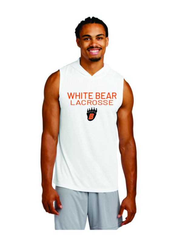 White Bear Lake Boys Lacrosse     Sport-Tek® Competitor™ Sleeveless Hoodie-White
