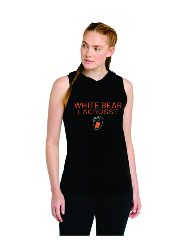 White Bear Lake Boys Lacrosse    Sport-Tek® Women's PosiCharge® Tri-Blend Wicking Draft Hoodie Tank