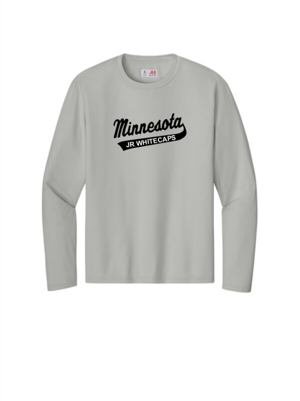 MN Jr Whitecaps  A4 Cooling Performance Long Sleeve Tee
