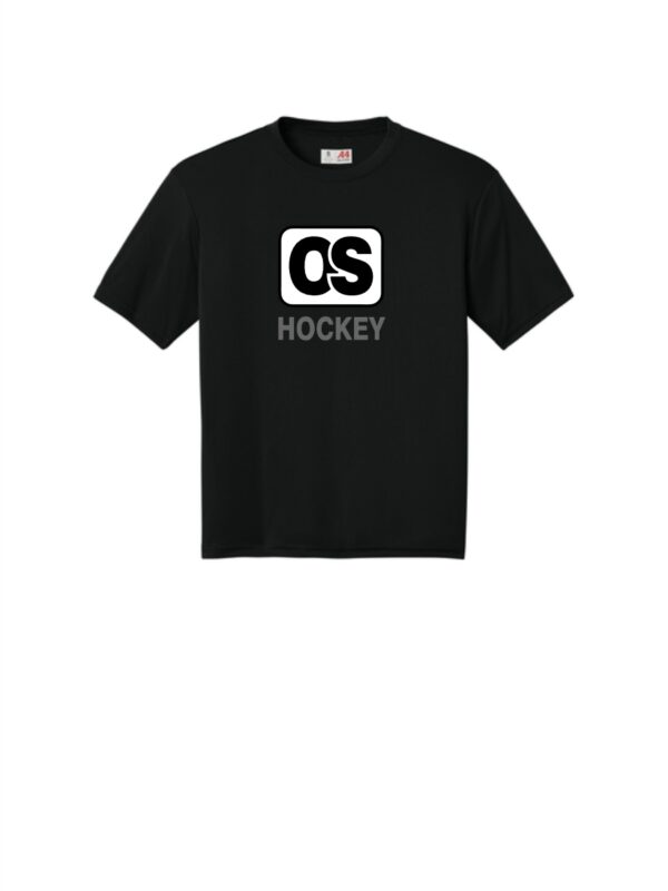 OS Hockey General  A4 Cooling Performance Short Sleeve Tee-Black