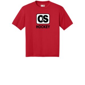 OS Hockey General  A4 Cooling Performance Short Sleeve Tee-Scarlet