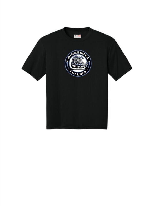MN Whitecaps Futures  A4 Cooling Performance Short Sleeve Tee-Black