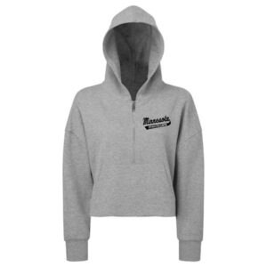 MN Jr Whitecaps  TriDri Women's Alice Half-Zip Hooded Sweatshirt