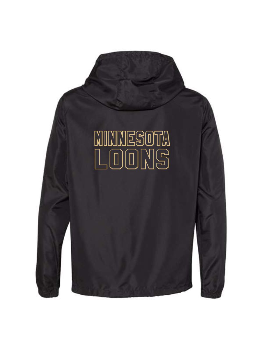 MN Loons Independent Trading Co. Unisex Lightweight Quarter-Zip Windbreaker Pullover Jacket - Image 2