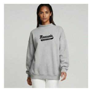 MN Whitecaps Futures Tournament Pennant Women's Oversize Mockneck