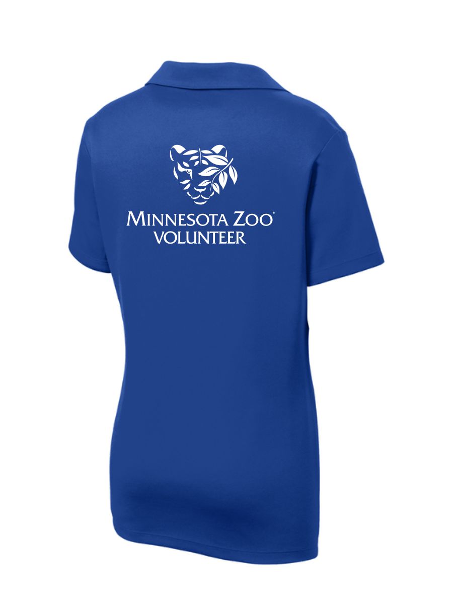 MN Zoo Volunteer Sport-Tek® PosiCharge® RacerMesh® Women's Polo - Image 2