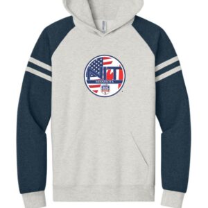 Girl’s Elite League NIT Jerzees® Unisex NuBlend® Varsity Colorblock Hooded Sweatshirt