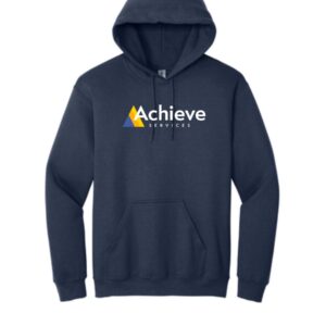 Achieve Services Port & Co® Core Fleece Pullover Hooded Sweatshirt-Navy