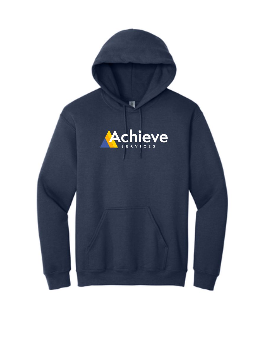 Achieve Services Port & Co® Core Fleece Pullover Hooded Sweatshirt-Navy