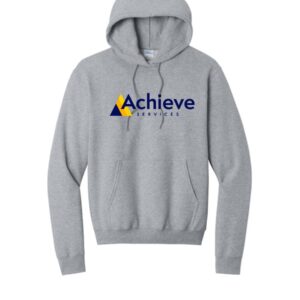 Achieve Services Port & Co® Core Fleece Pullover Hooded Sweatshirt-Athletic Heather